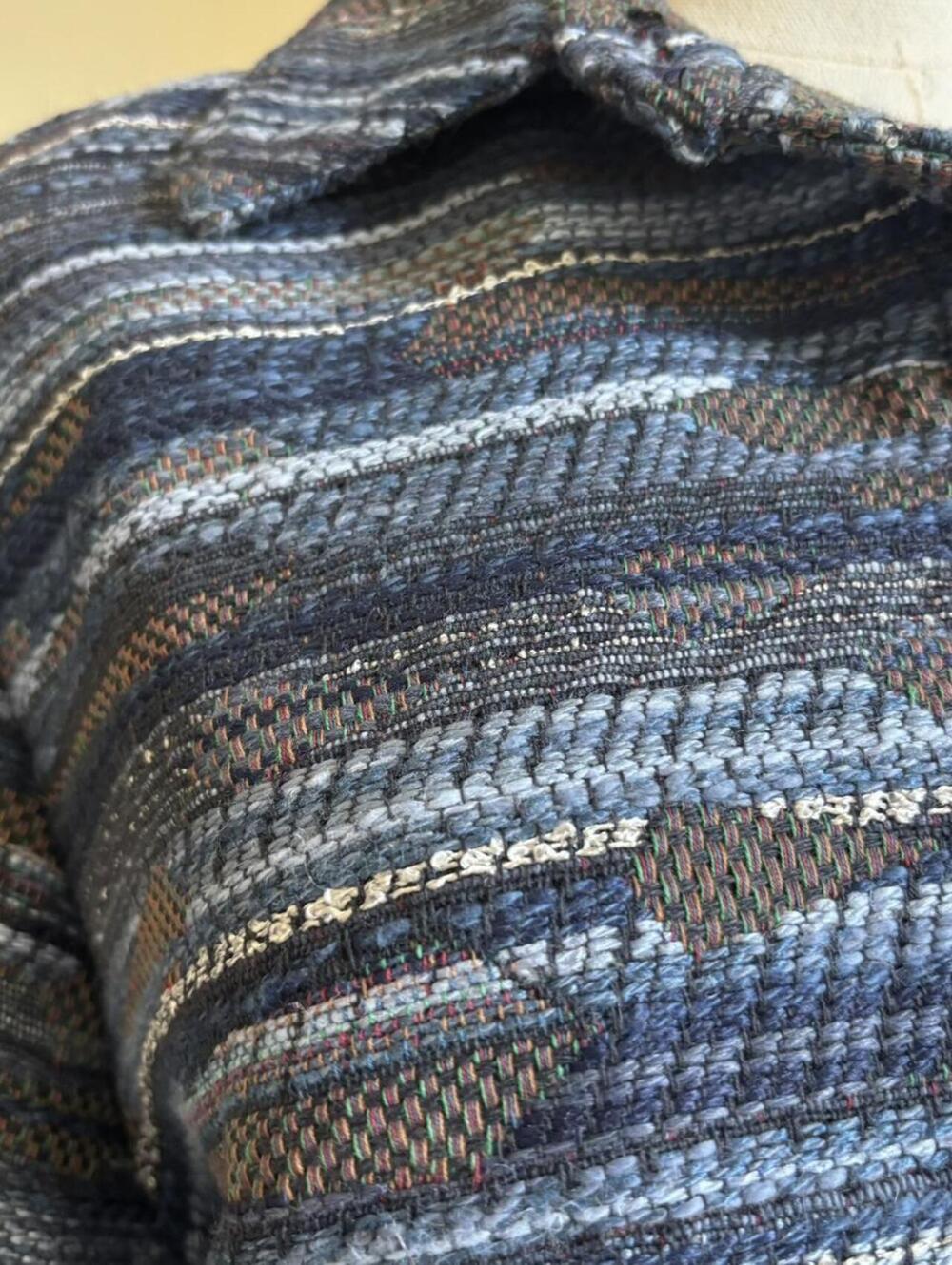 Woven Cotton Multicolor Tapestry Jacket - Picture 2 of 8